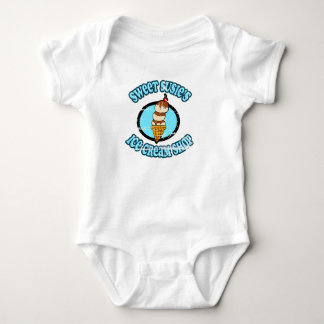 Vintage Sweet Susie's Ice Cream Shop Baby Bodysuit