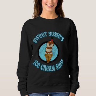 Vintage Sweet Susie's Ice Cream Shop Sweatshirt