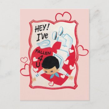 Vintage Sweet Valentine Holiday Postcard by Valentines_Christmas at Zazzle
