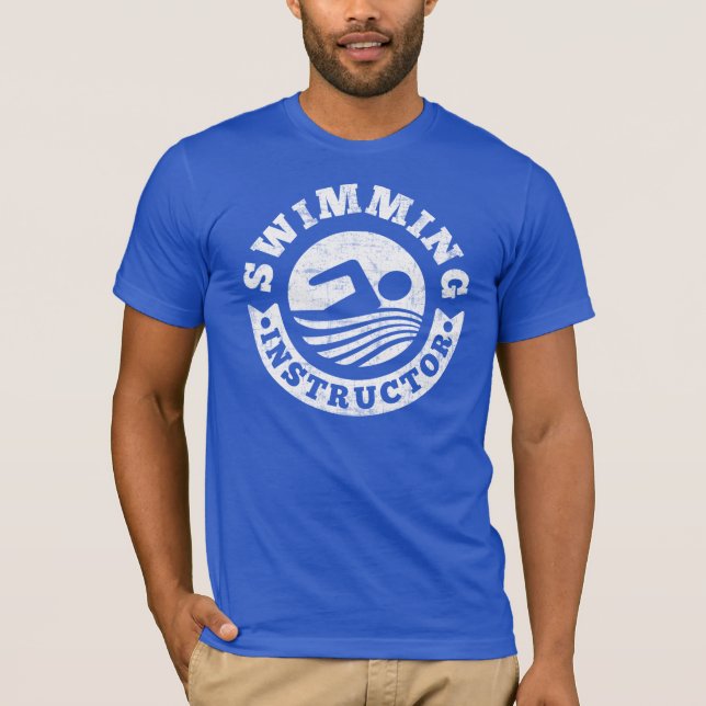 Vintage Swimming Instructor T-Shirt (Front)
