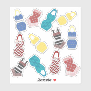 Vintage Swimsuits Sticker