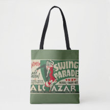 Vintage "Swing Parade" Tote