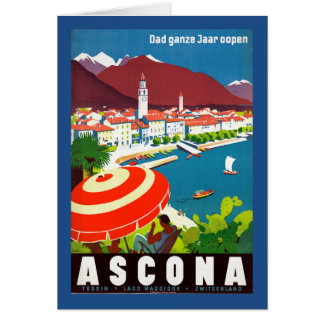 Vintage Swiss Travel Poster Cards