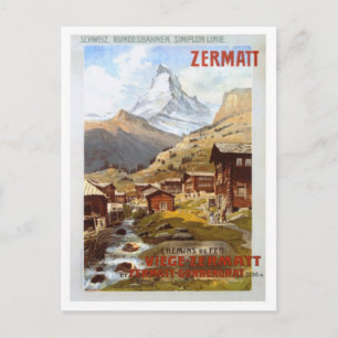 Vintage Switzerland - Postcard
