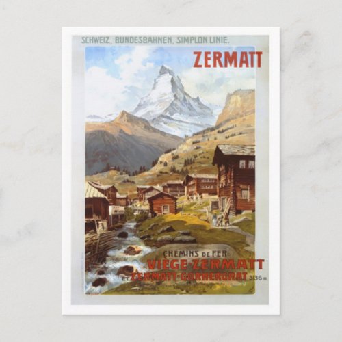 Vintage Switzerland _ Postcard