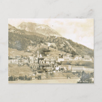 Vintage, Switzerland, St Moritz, 1906 Postcard