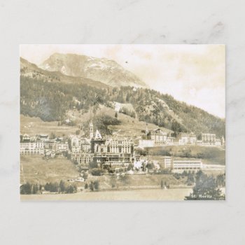 Vintage  Switzerland  St Moritz  1906 Postcard by windsorarts at Zazzle