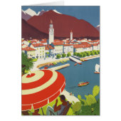 Vintage Switzerland Travel Advert Art (Front)