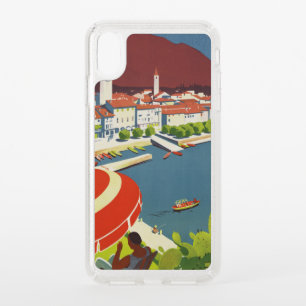 Vintage Switzerland Travel Advert Art Speck iPhone XS Max Case