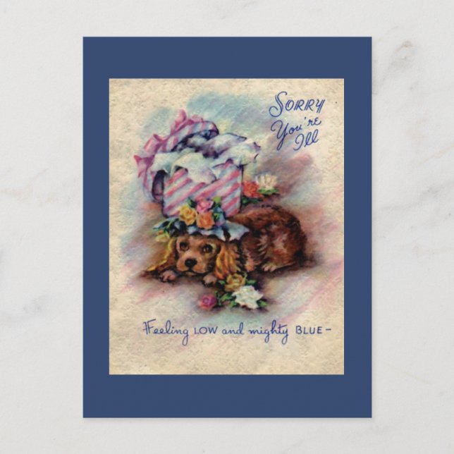 Vintage Sympathy Postcard (Front)