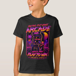 Vintage Synthwave Play To Win Gaming Shirt