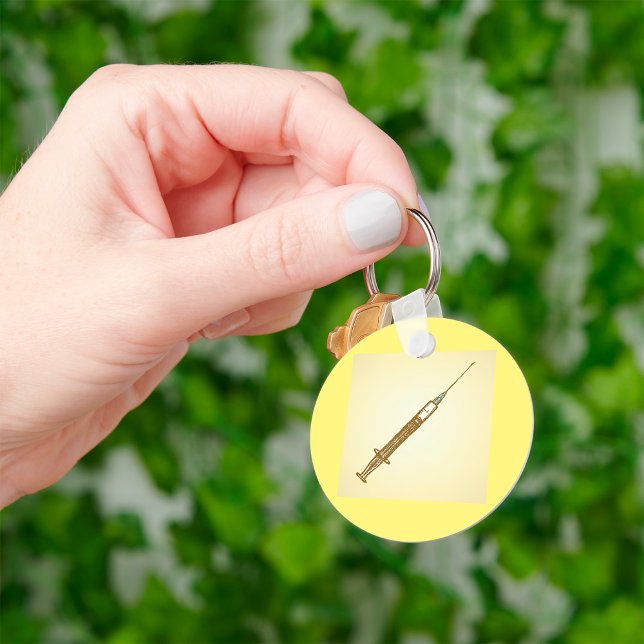 Vintage Syringe Healthcare Medical Keychain (Creator Uploaded)
