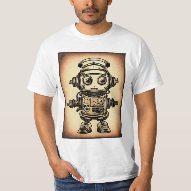 Vintage T-shirt steampunk IA (Front)