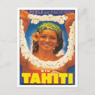 Vintage Tahiti Postcard