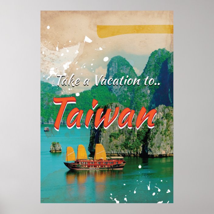 taiwan travel poster