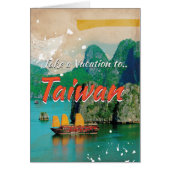 Vintage Taiwan Travel Poster (Front)