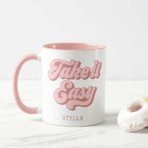 Vintage Take It Easy retro style Mug