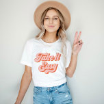 Vintage Take It Easy retro style T-Shirt<br><div class="desc">Take it Easy Tee,  womens graphic tees,  70s 60s vintage style retro seventies t shirt,  shirts with sayings tee</div>