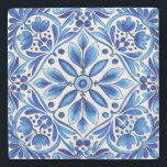 Vintage Talavera Azulejo blue tiles wedding favors Stone Coaster<br><div class="desc">Vintage Talavera Azulejo Mediterranean blue and white tiles wedding favors marble stone coasters home decor gifts vintage Mexican wedding favors Spanish home decor Christmas gifts for mom Christmas gifts ideas practical gifts practical favors</div>