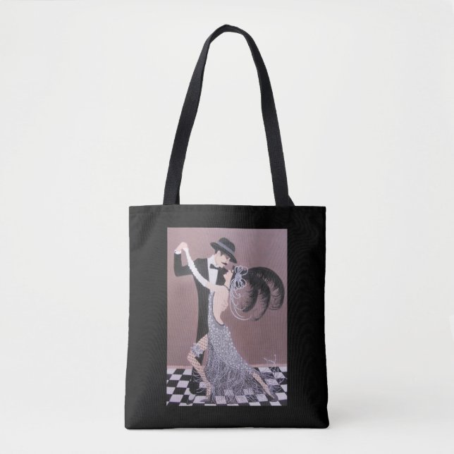Vintage Tango Dancers, tote bag (Front)