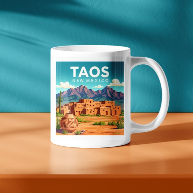 Vintage Taos New Mexico Coffee Mug (Creator Uploaded)