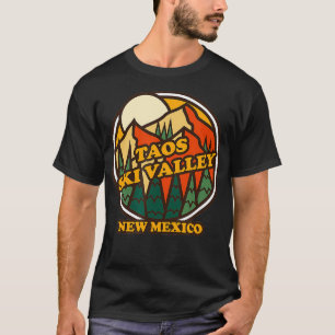 Vintage Taos Ski Valley New Mexico Mountain Hiking T-Shirt