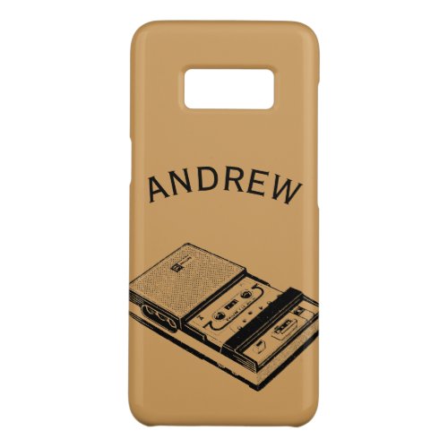 Vintage Tape recorder personalized Samsung Case