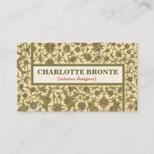 Vintage Tapestry Business Card