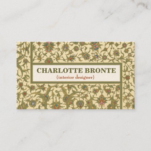 Customizable Vintage Tapestry Business Card