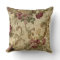 Vintage Tapestry mauve beige green pillow