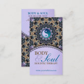 Vintage Tapestry New Age Holistic Business Card (Front/Back)