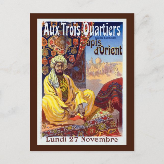 Vintage Tapis d’Orient Postcard (Front)