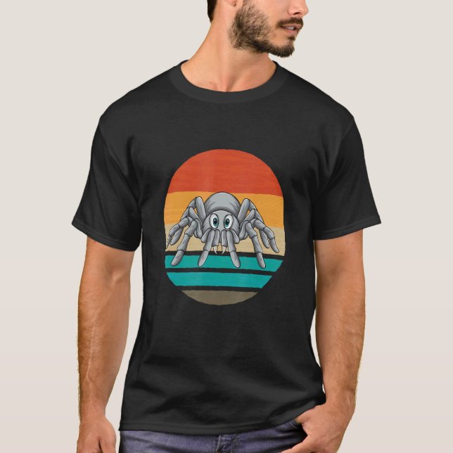 Vintage Tarantula Retro Sunset Distressed Grunge T-Shirt (Front)