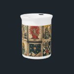 Vintage Tarot Beverage Pitcher<br><div class="desc">Step into the mystical world of the past with this Vintage Tarot Card Pattern! Inspired by the intricate designs of traditional tarot decks, this pattern features a mesmerizing array of ancient symbols and mystical imagery. Whether you're a seasoned tarot reader or drawn to the allure of the unknown, our Vintage...</div>