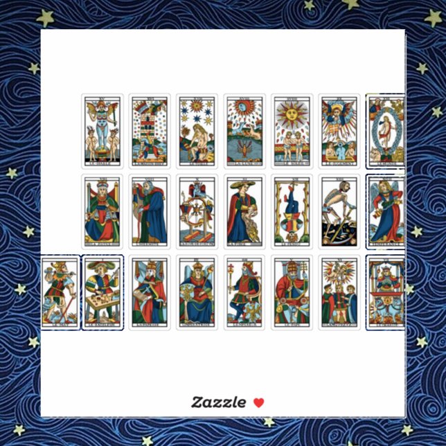 Vintage Tarot cards Sticker (Creator Uploaded)