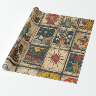 Vintage Tarot Wrapping Paper