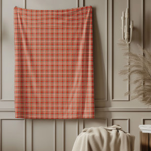 Vintage Tartan Blanket for Holiday Warmth