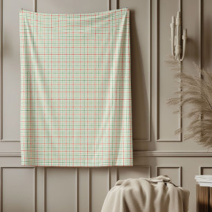 Vintage Tartan Blanket for Holiday Warmth