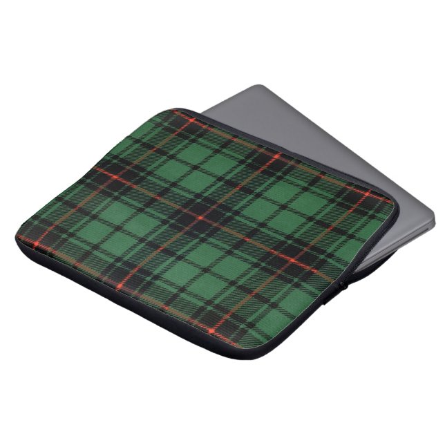Vintage Tartan, Davidson Modern Pattern Laptop Sleeve (Front Top)