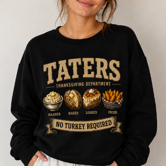 Vintage Taters Thanksgiving Department Sweatshirt