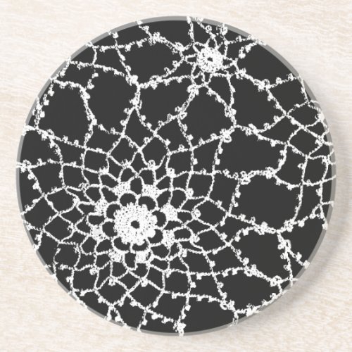 Vintage Tatted Lace Drink Coaster