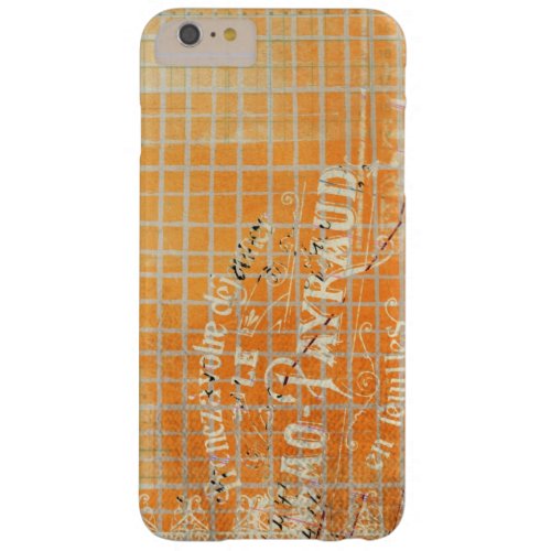 Vintage Tattered French Store Receipt Barely There iPhone 6 Plus Case