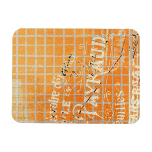 Vintage Tattered French Store Receipt Magnet