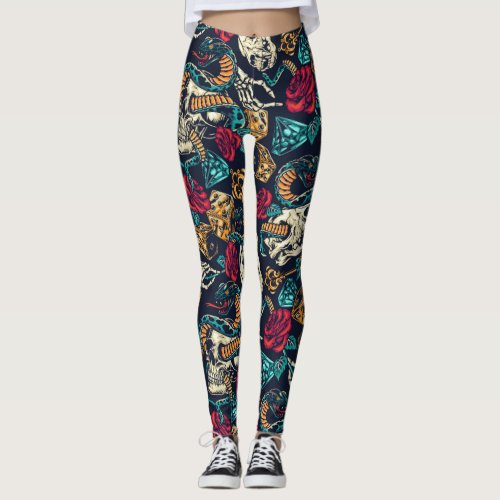 Vintage Tattoo Leggings