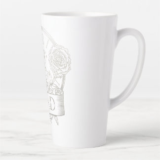 Vintage tattoo style Dad artwork Latte Mug