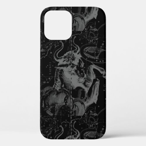 Vintage Taurus Constellation by Hevelius iPhone 12 Case