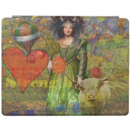 Vintage Taurus Fantasy Gothic Art iPad Smart Cover