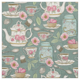 Vintage Tea Party Fabric