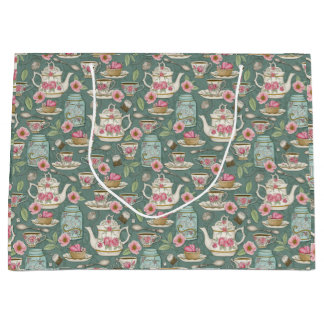 Vintage Tea Party Large Gift Bag