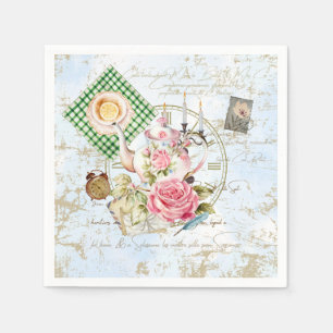 Vintage Tea Party Napkins